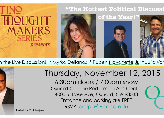 Nov 12 Latino Thought Makers Show Announced Featuring Myrka Dellanos, more